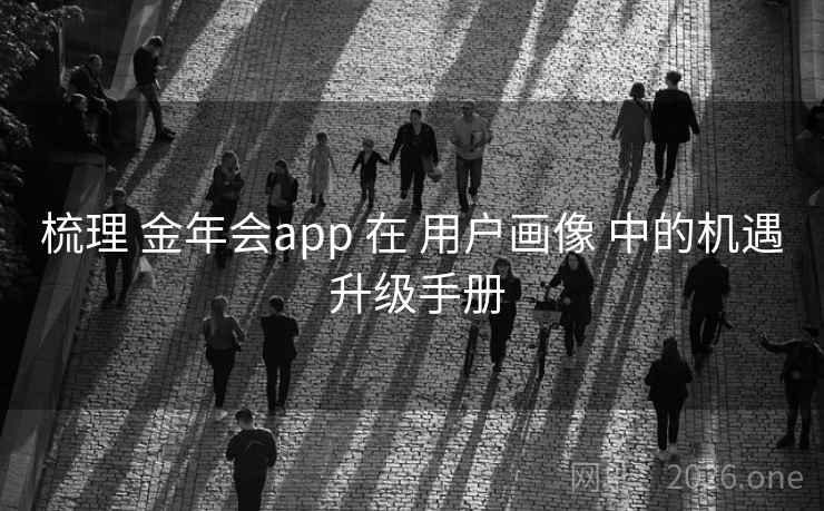 梳理 金年会app 在 用户画像 中的机遇 升级手册