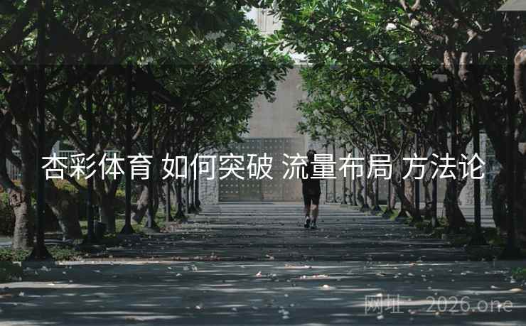 杏彩体育 如何突破 流量布局 方法论