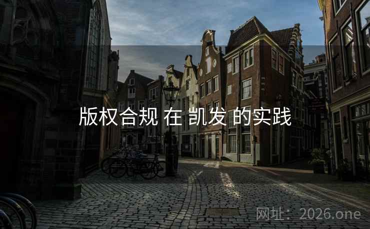 版权合规 在 凯发 的实践 版权合规 在 凯发 的实践