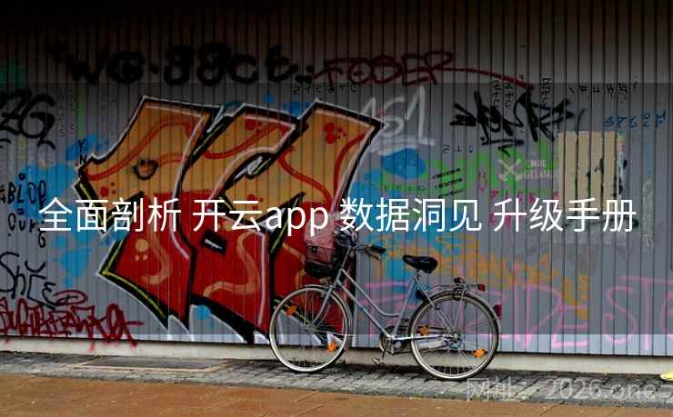 全面剖析 开云app 数据洞见 升级手册 全面剖析 开云app 数据洞见 升级手册