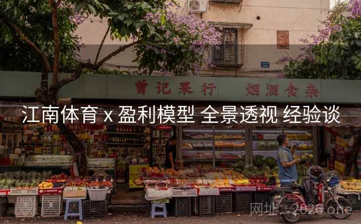 江南体育 x 盈利模型 全景透视 经验谈
