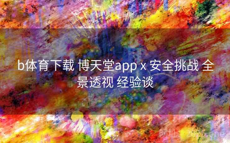 b体育下载 博天堂app x 安全挑战 全景透视 经验谈